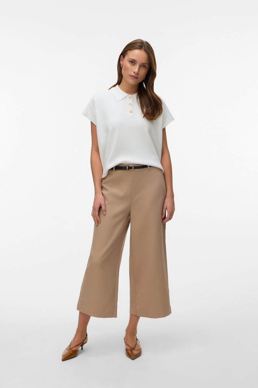 Pantalón culotte de vestir