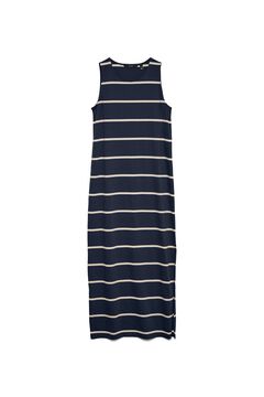 Vero Moda Vestido midi decote redondo