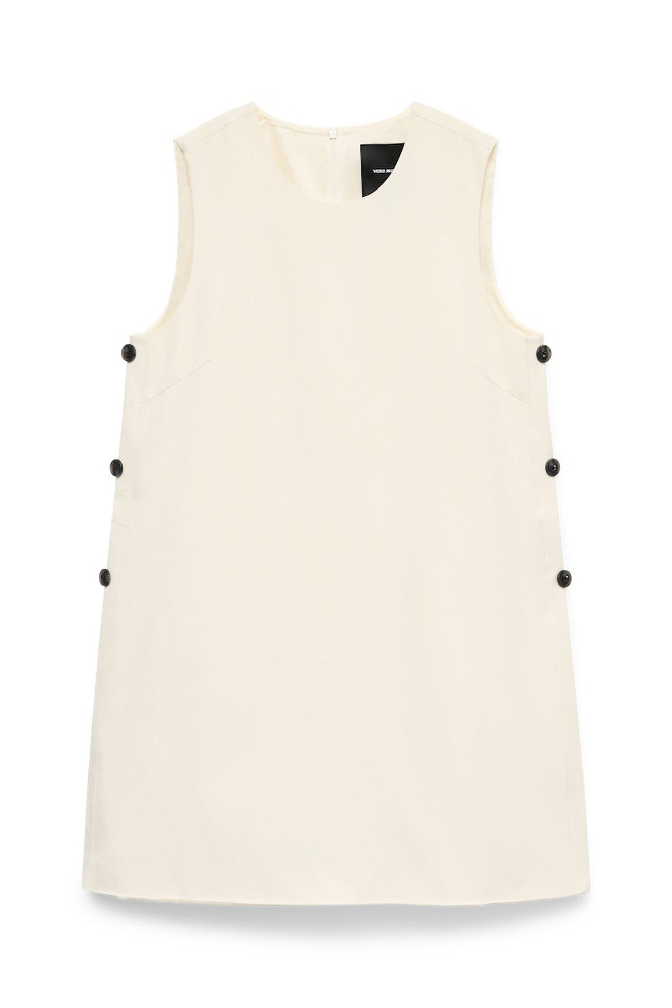 Vero Moda Vestido curto com bot&otilde;es laterais