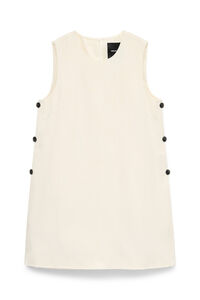 Vero Moda Vestido curto com bot&otilde;es laterais