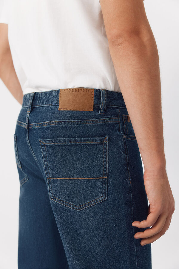Cortefiel Pantal&oacute;n vaquero straight fit Azul