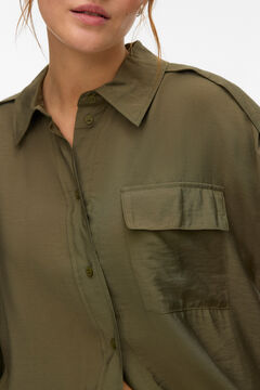 Vero Moda Camisa safari manga larga