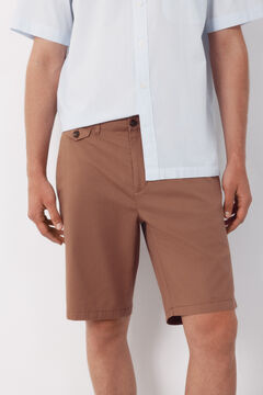 Cortefiel Bermuda chino estampada leve