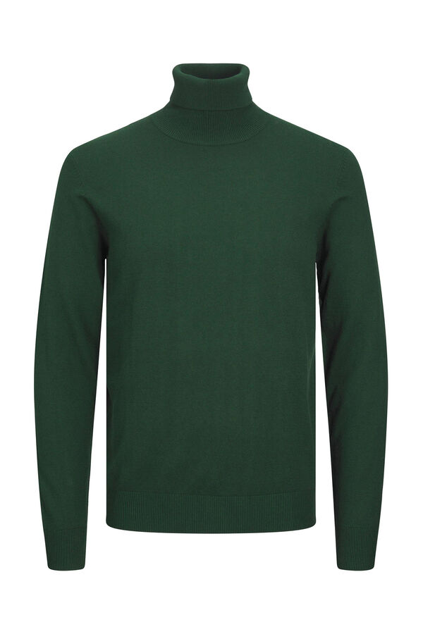 Jack & Jones Essential polo neck jumper Green