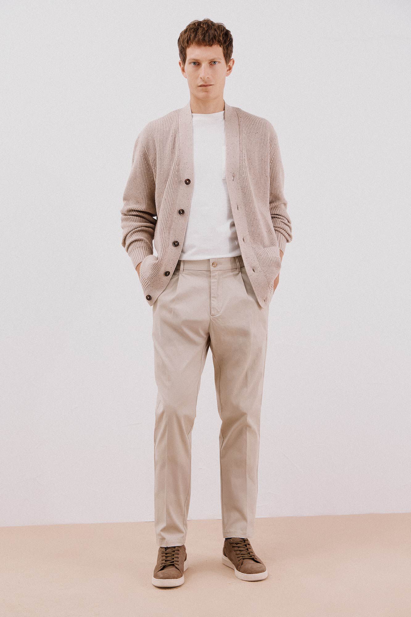 Cortefiel Pantal&oacute;n chino confort tapered fit