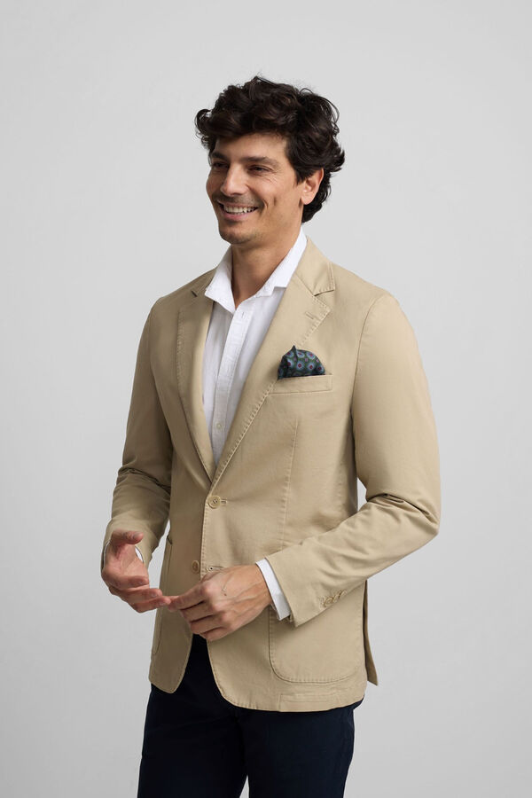 Silbon Americana casual Beige