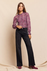 Slowlove Calça jeans com abertura baixa 