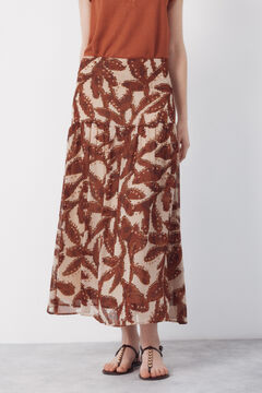 Cortefiel Falda estampada