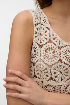 Vero Moda Top sem mangas em crochet