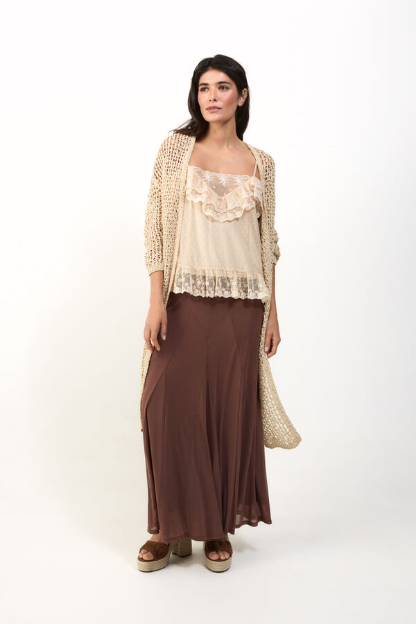 Slowlove Top tirantes lencero Laranja