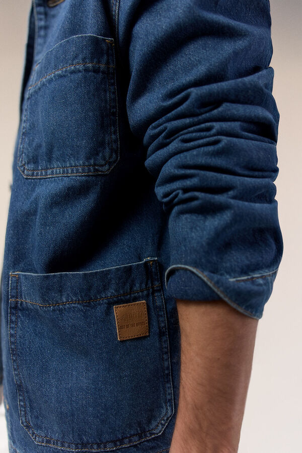 OOTO Cazadora denim worker Azul