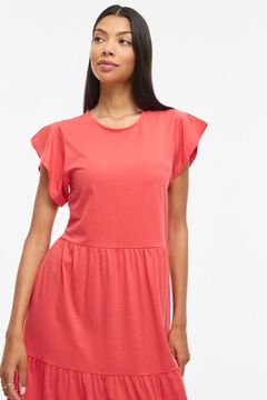 Vila Vestido midi con algod&oacute;n org&aacute;nico