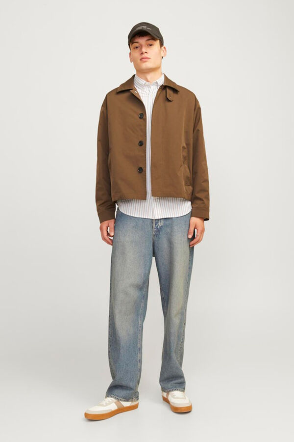 Jack & Jones Slim fit oxford shirt Printed white