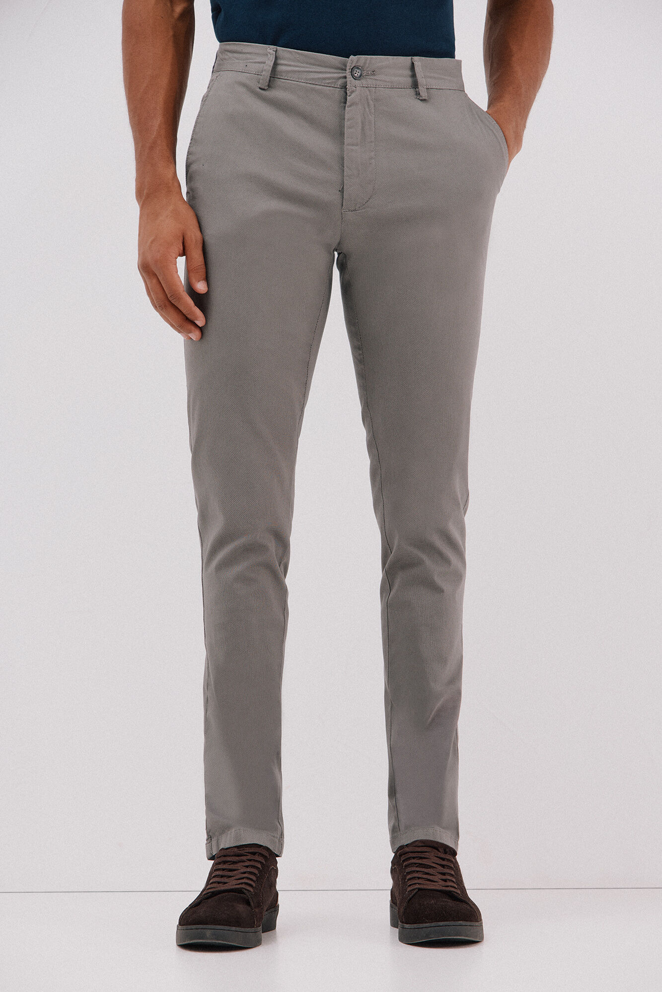 Cortefiel Pantal&oacute;n chino print slim