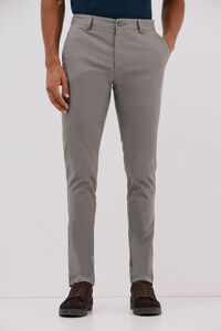 Cortefiel Calça calças chino com estampa slim fit