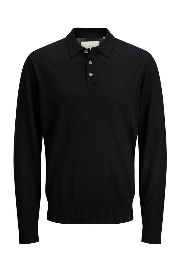 Jack & Jones Jersey polo regular fit Negro