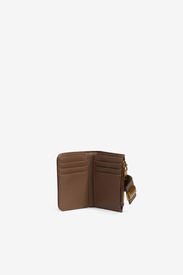 Vilanova Canvas effect wallet Beige