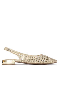 XTI Bailarina rejilla trenzada tac&oacute;n bajo