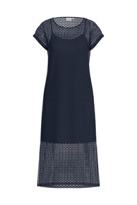 Vila Vestido midi com recortes