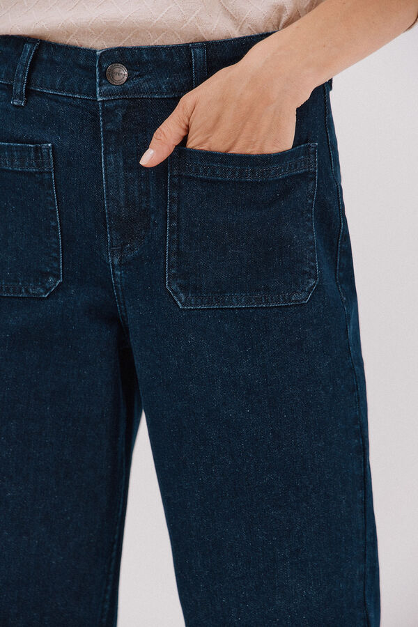 Cortefiel pantalones marine bolsillos Blue