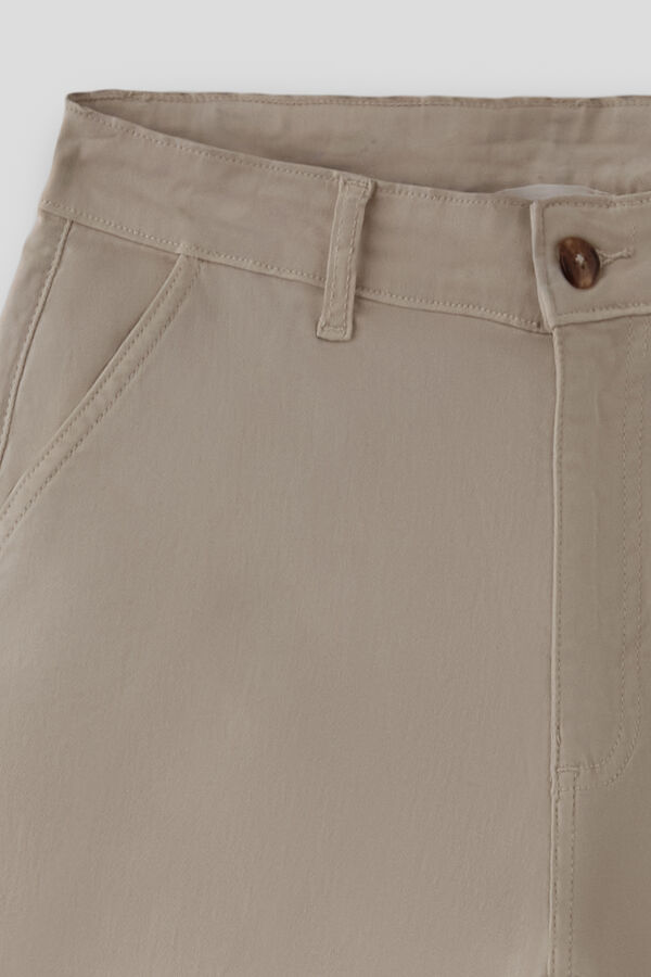 Street Monkey Bermuda chino Tostado