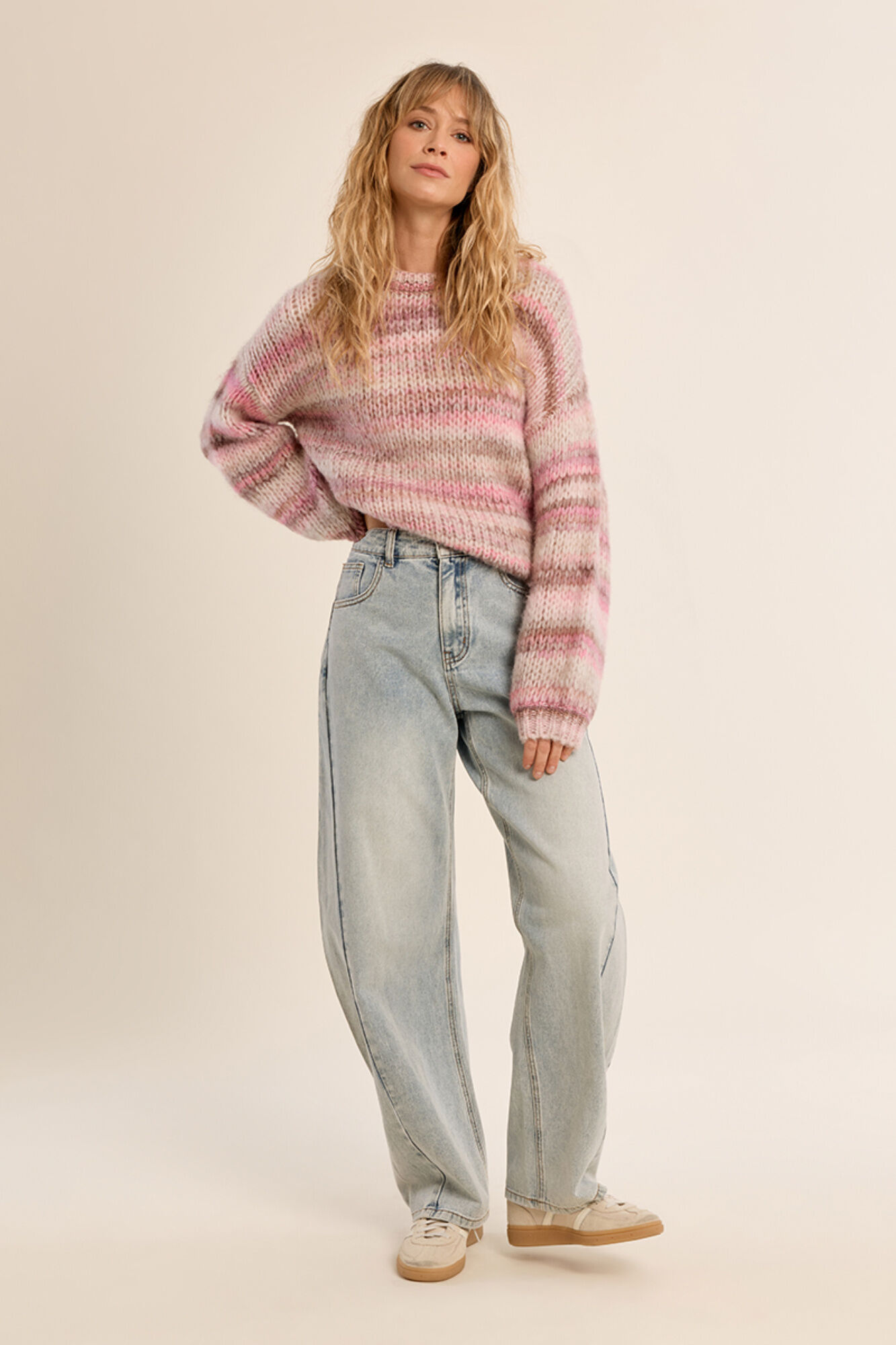 Molly Bracken Camisola estampada &agrave;s riscas