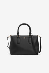 Vilanova Mala urbana com efeito couro granulado Preto