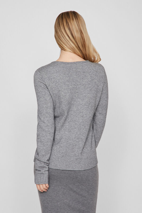 Vila Jersey b&aacute;sico de punto Gris