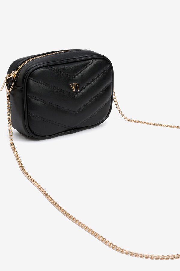 Vilanova Quilted crossbody bag  Black