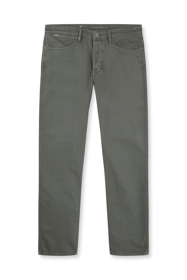 OOTO Pantal&oacute;n 5 bolsillos color slim Kaki