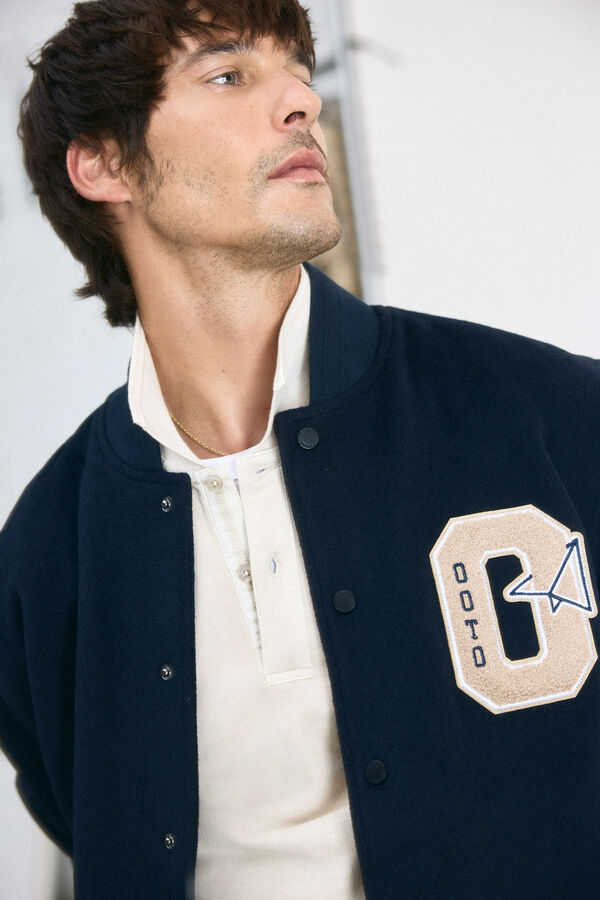 OOTO Chaqueta con bolsillos Azul oscuro