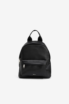 Vilanova Faux leather backpack Black