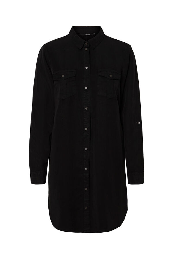 Vero Moda Vestido corto vaquero Negro