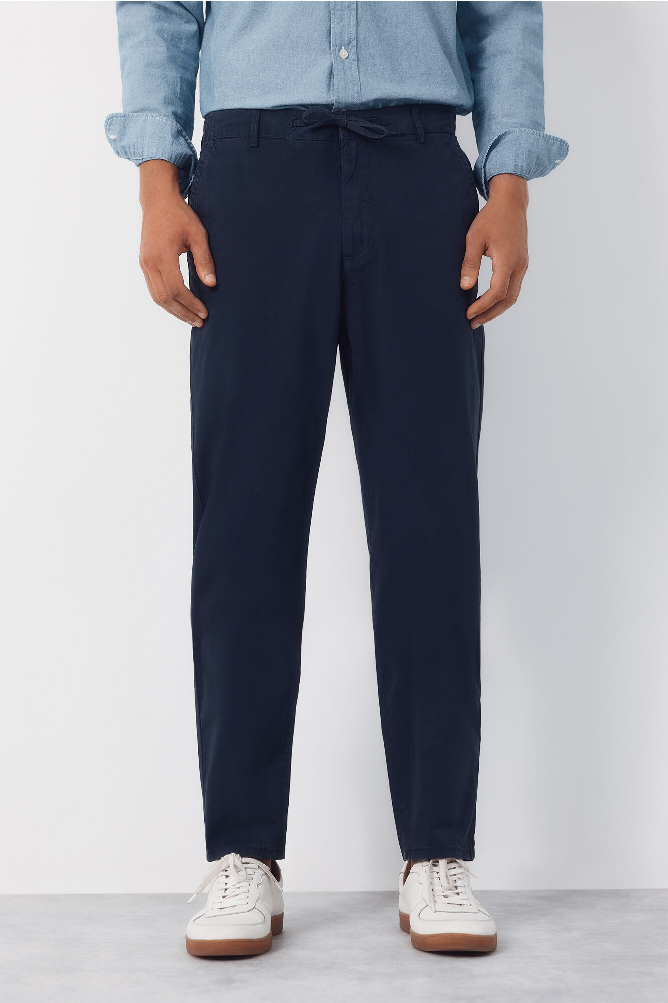 Cortefiel Jogger popelin con gomas regular