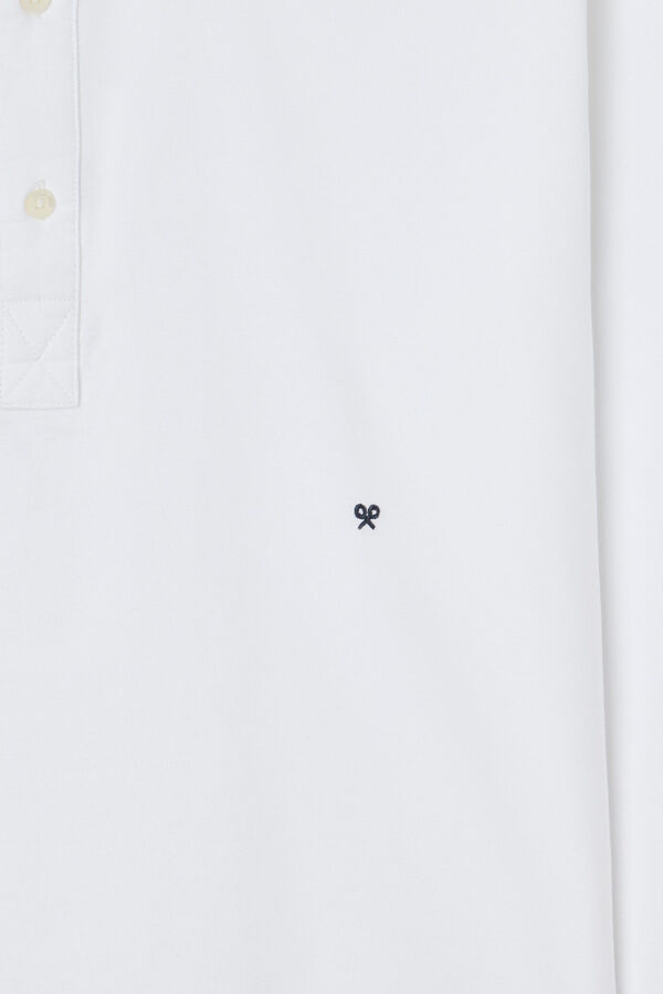 Silbon Polera sport oxford Blanco