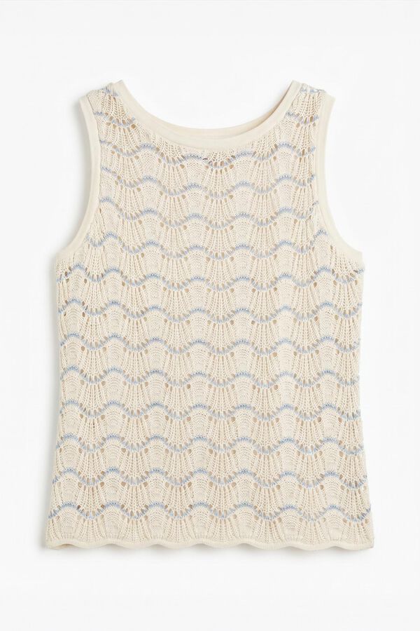 Slowlove Top b&aacute;sico ondas Multicolor