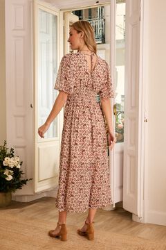 Pol&iacute;n Et Moi Vestido M/C manga vuelo Flor