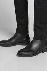Jack & Jones Chelsea leather boot Black