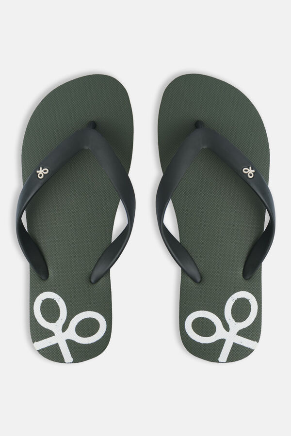 Silbon Chanclas silbon racket verde