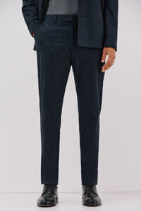 Cortefiel Pantal&oacute;n microcuadro algod&oacute;n