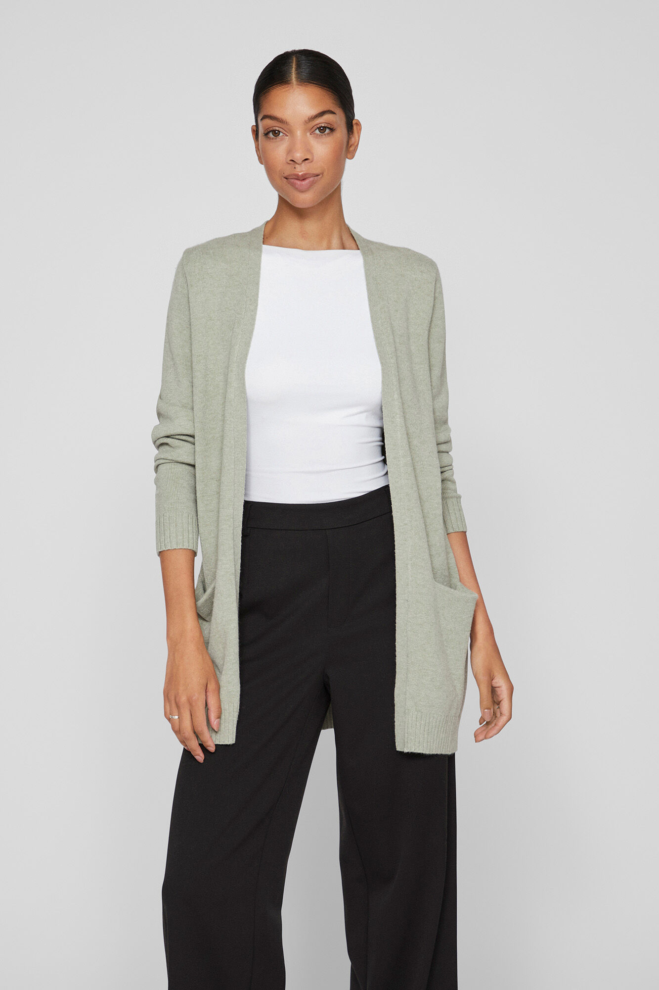 Vila C&aacute;rdigan de punto con viscosa