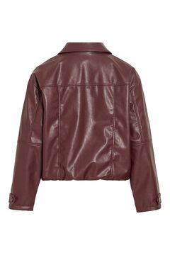 Vila Chaqueta corta efecto piel