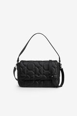 Vilanova Padded bag with flap Black