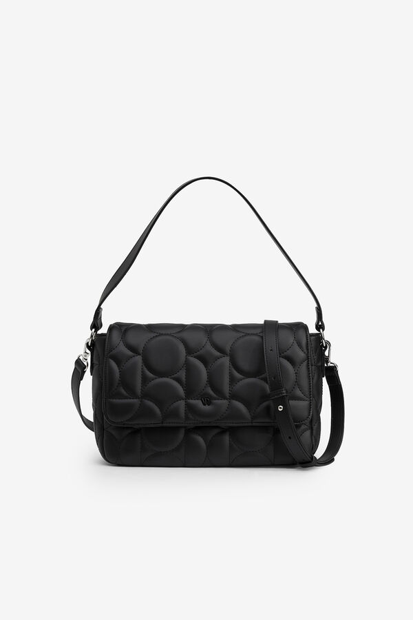 Vilanova Padded bag with flap Black