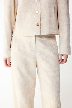 Slowlove Pantal&oacute;n recto bordado