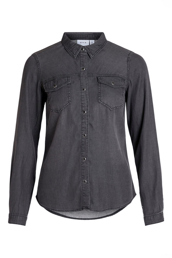 Vila Women's denim shirt Black