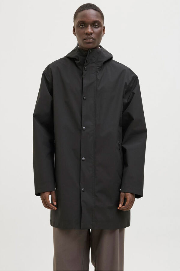 Jack & Jones Cazadora regular fit waterproof Negro