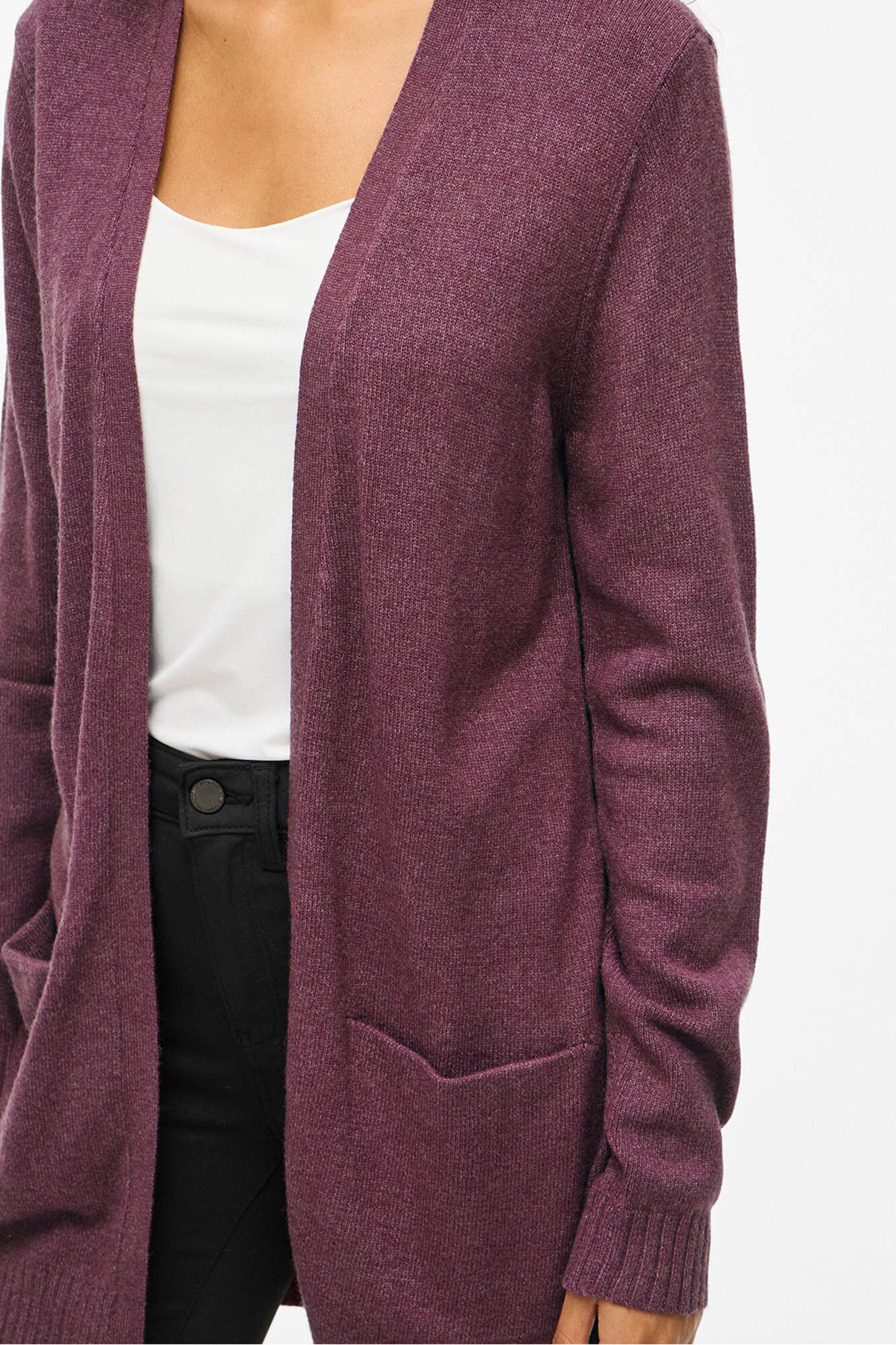 Vila C&aacute;rdigan de punto con viscosa