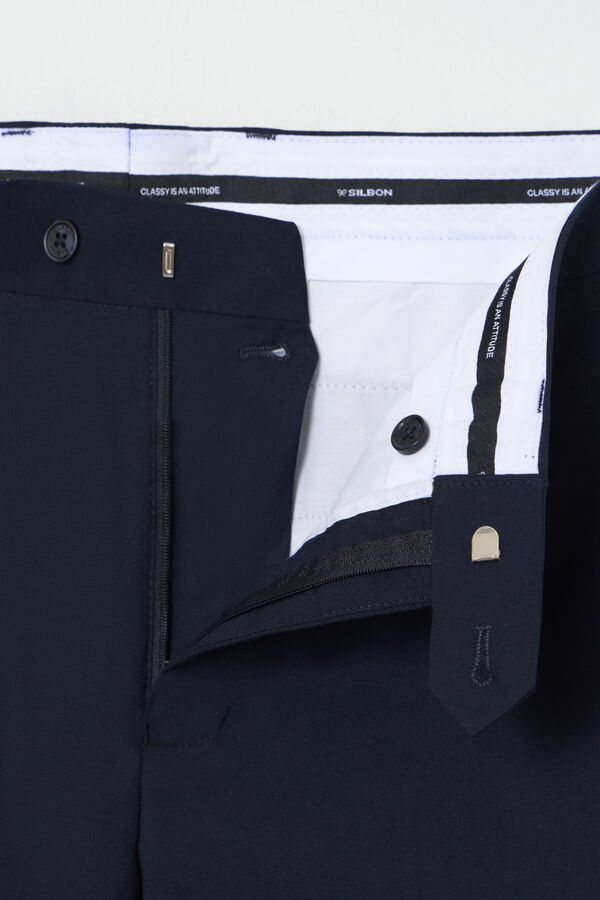 Silbon Pantalon traje essential Azul marino