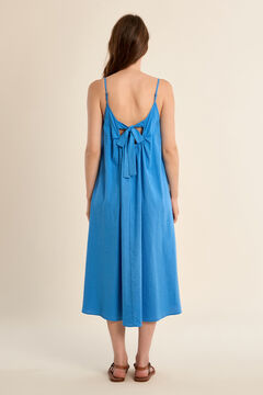 Molly Bracken Vestido largo de tirantes y lazada